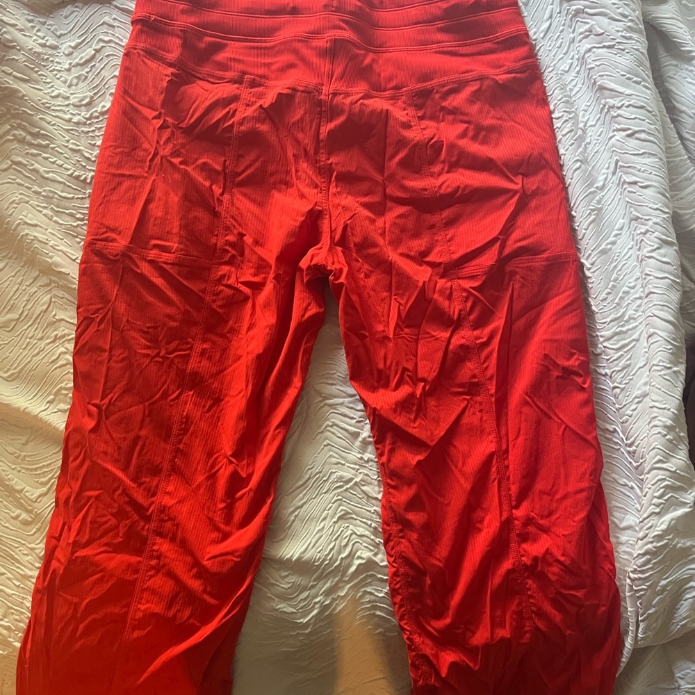 Lululemon Red Straight Leg Pants